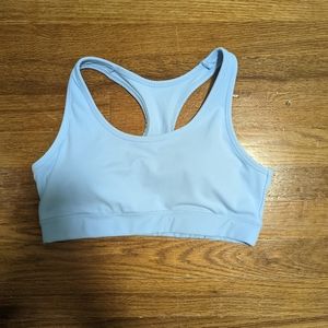 Light blue medium danskin sports bra
